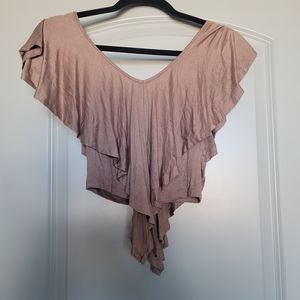 Light Brown Crop Top- never worn